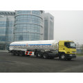 China LNG Liquid Oxygen Tank Car Semi Trailer with ASME